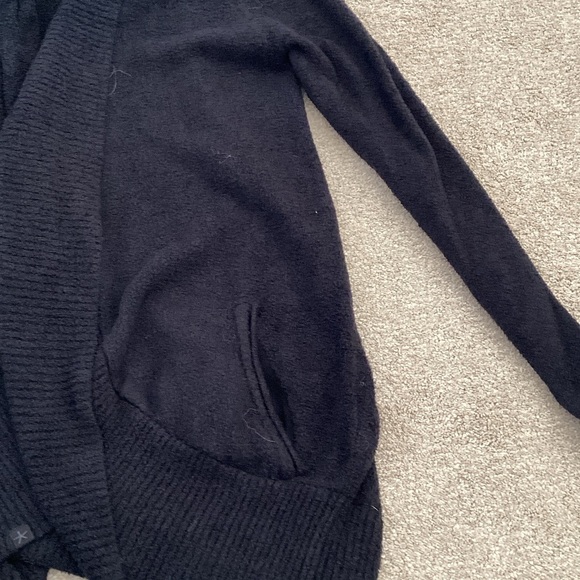 Barefoot Dreams Black Open Cardigan - Picture 4 of 5